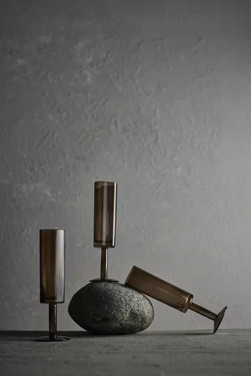 Ripe シャンパングラス 14.5 cl - Smoked brown - MUUBS | ムーブス