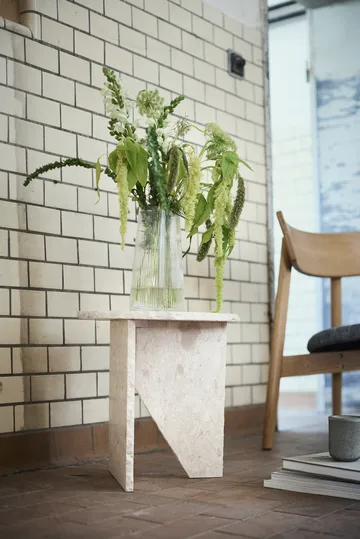 Tetra ラウンジチェア - Concrete-colored fabric–natural oiled oak - MUUBS | ムーブス