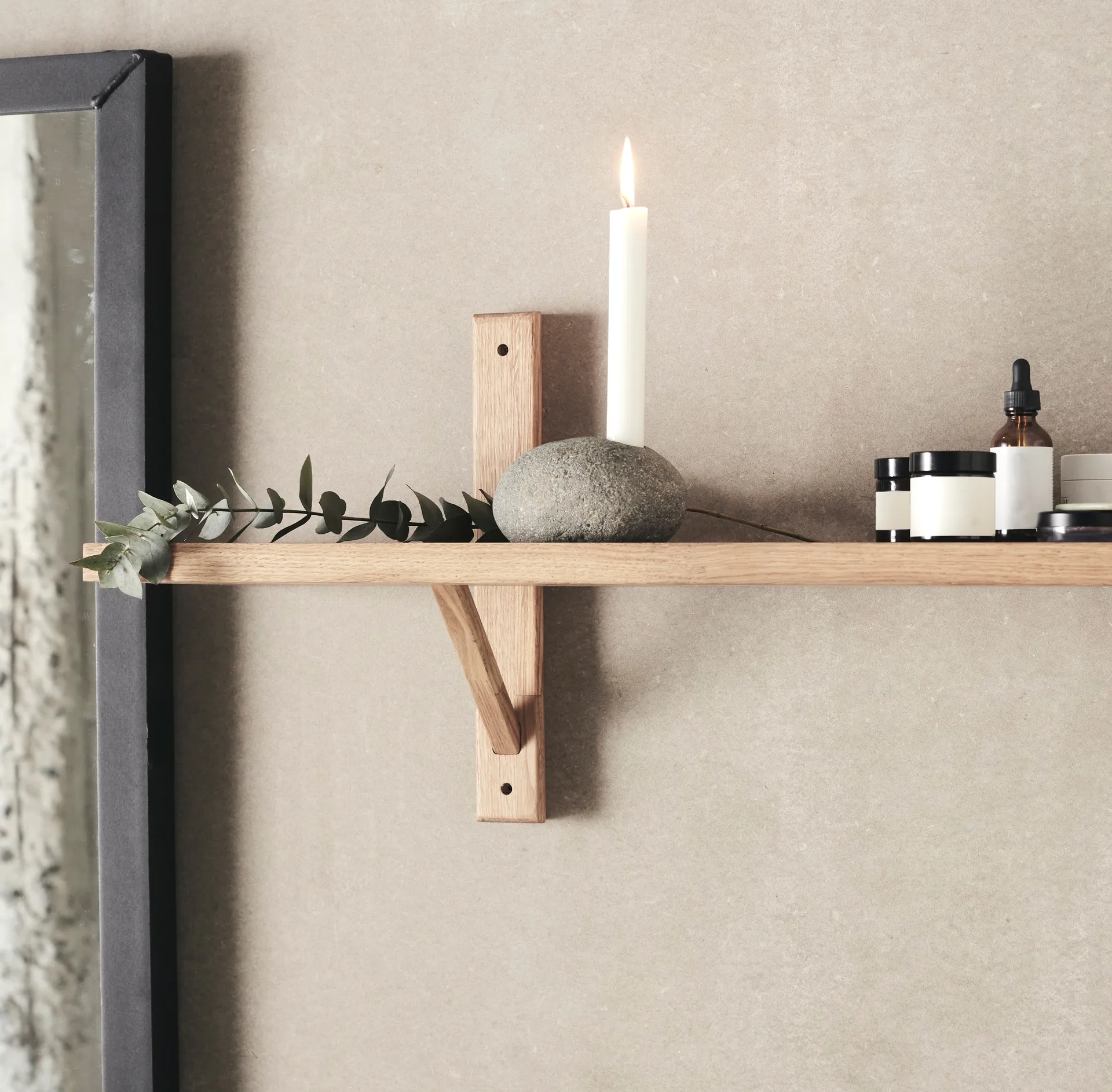 Toronto ウォールシェルフ 93 cm, Natural oiled oak MUUBS | ムーブス