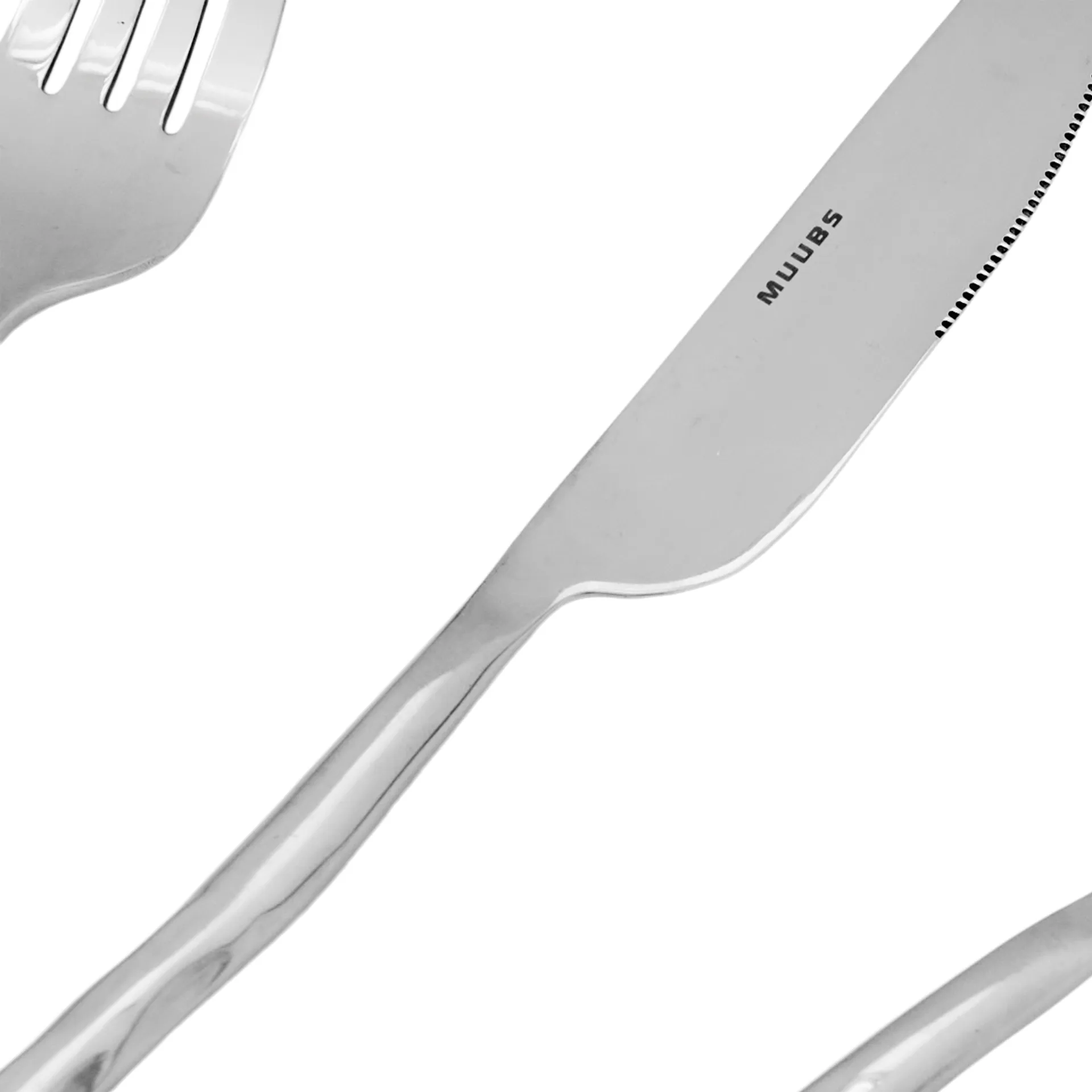 Uta カトラリーセット 16点, Polished steel MUUBS | ムーブス