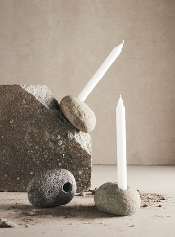 Valley キャンドルスティック 6 cm - Natural stone - MUUBS | ムーブス