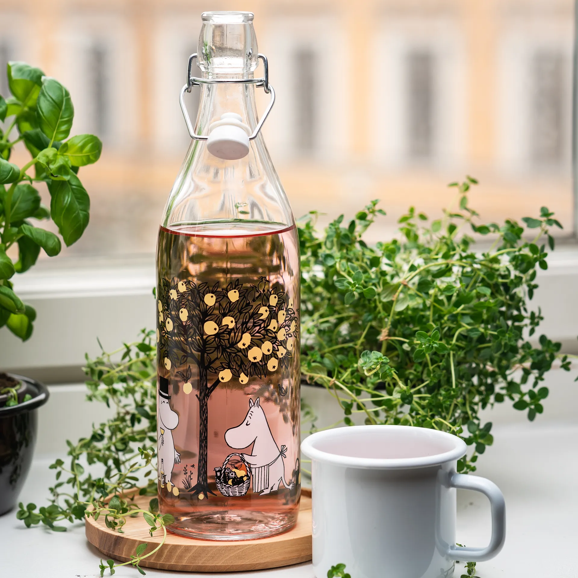 ムーミン グラスボトル 1 L, Apples Muurla | ムールラ