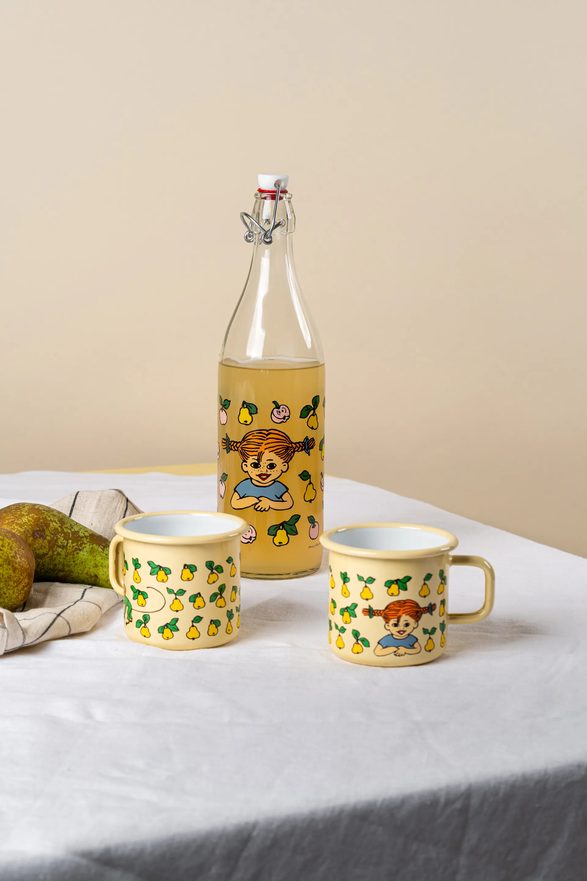 ピッピ グラス ボトル 1 L, Fruits Muurla | ムールラ