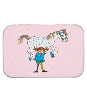 ピッピ メタル缶 10x6.5x3 cm - Pippi and the Horse - Muurla | ムールラ