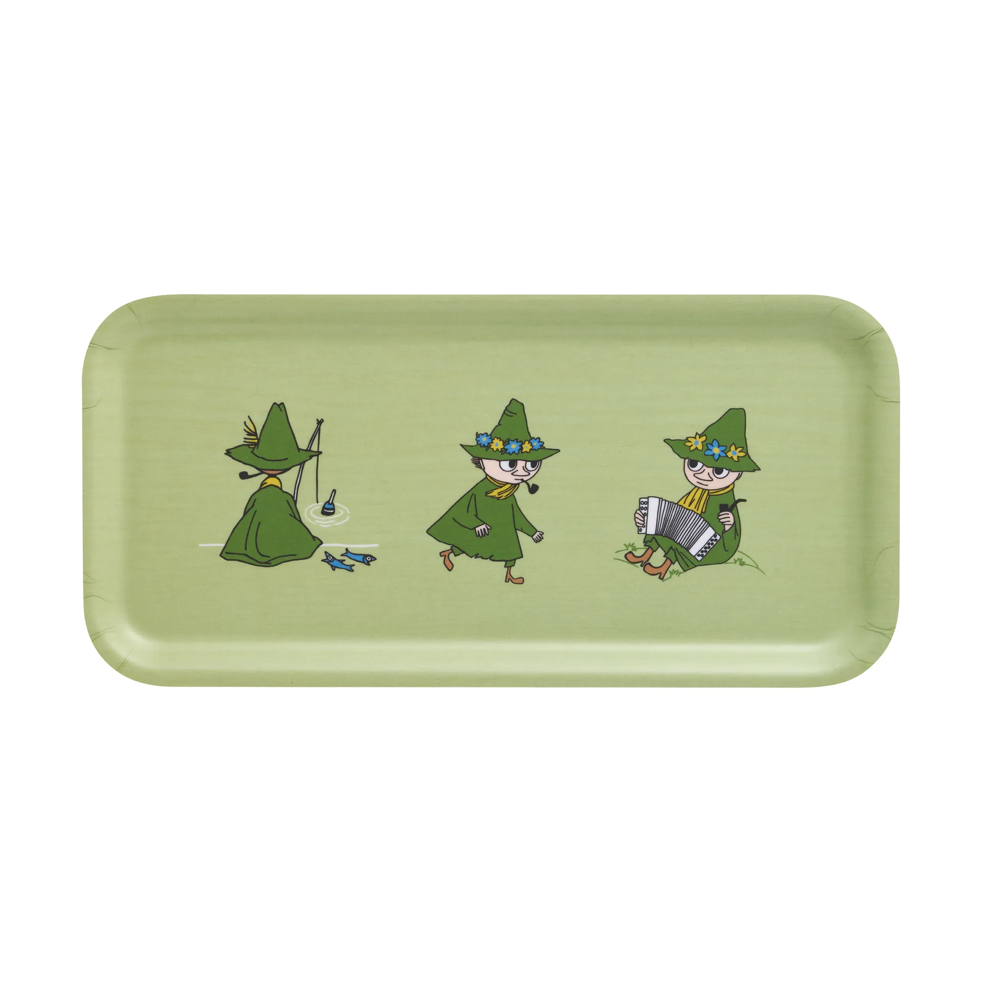 ムーミン トレイ 13x27 cm, Retro Snufkin Muurla | ムールラ