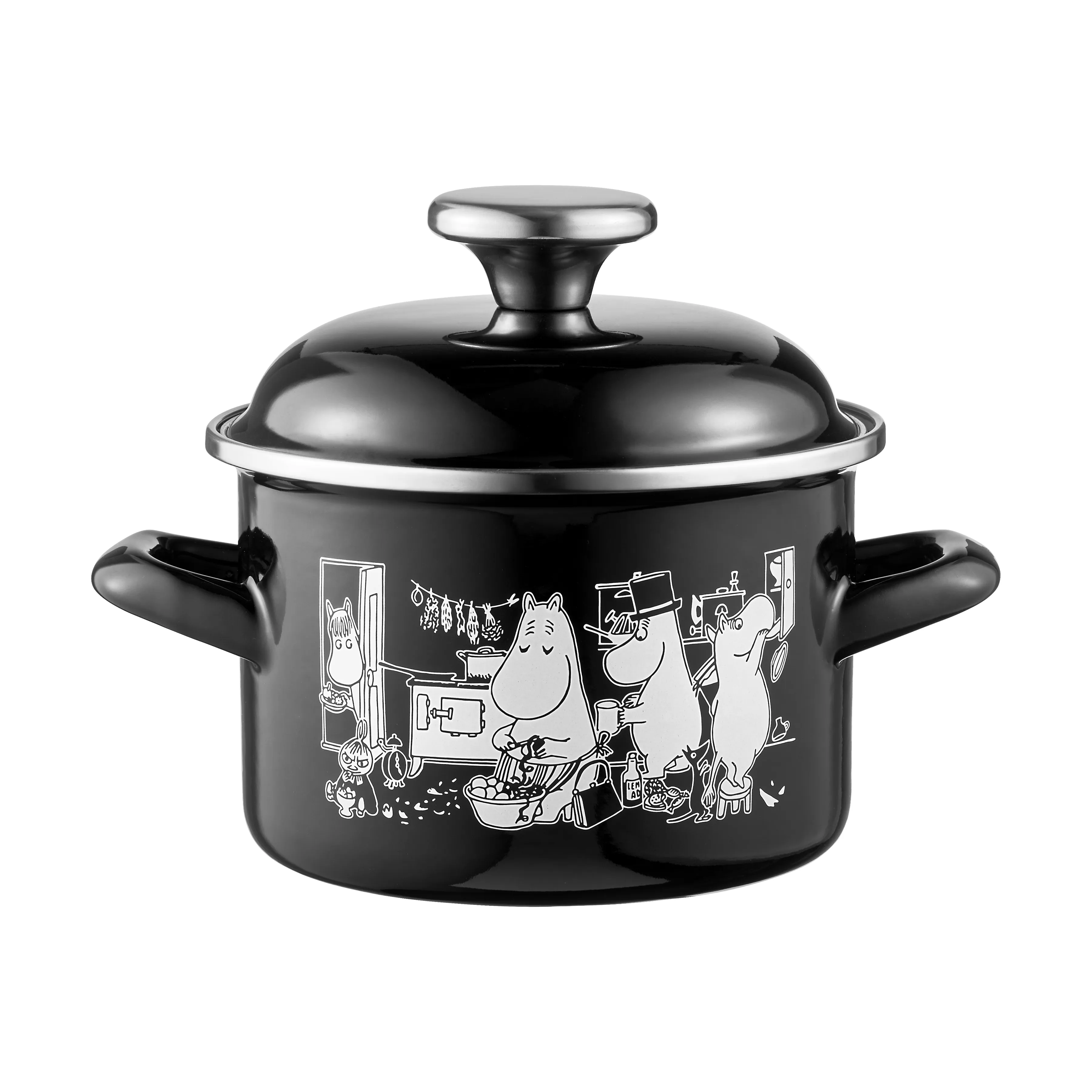 Muurla | ムールラ からのムーミン エナメル鍋 トール 蓋つき1.5 L