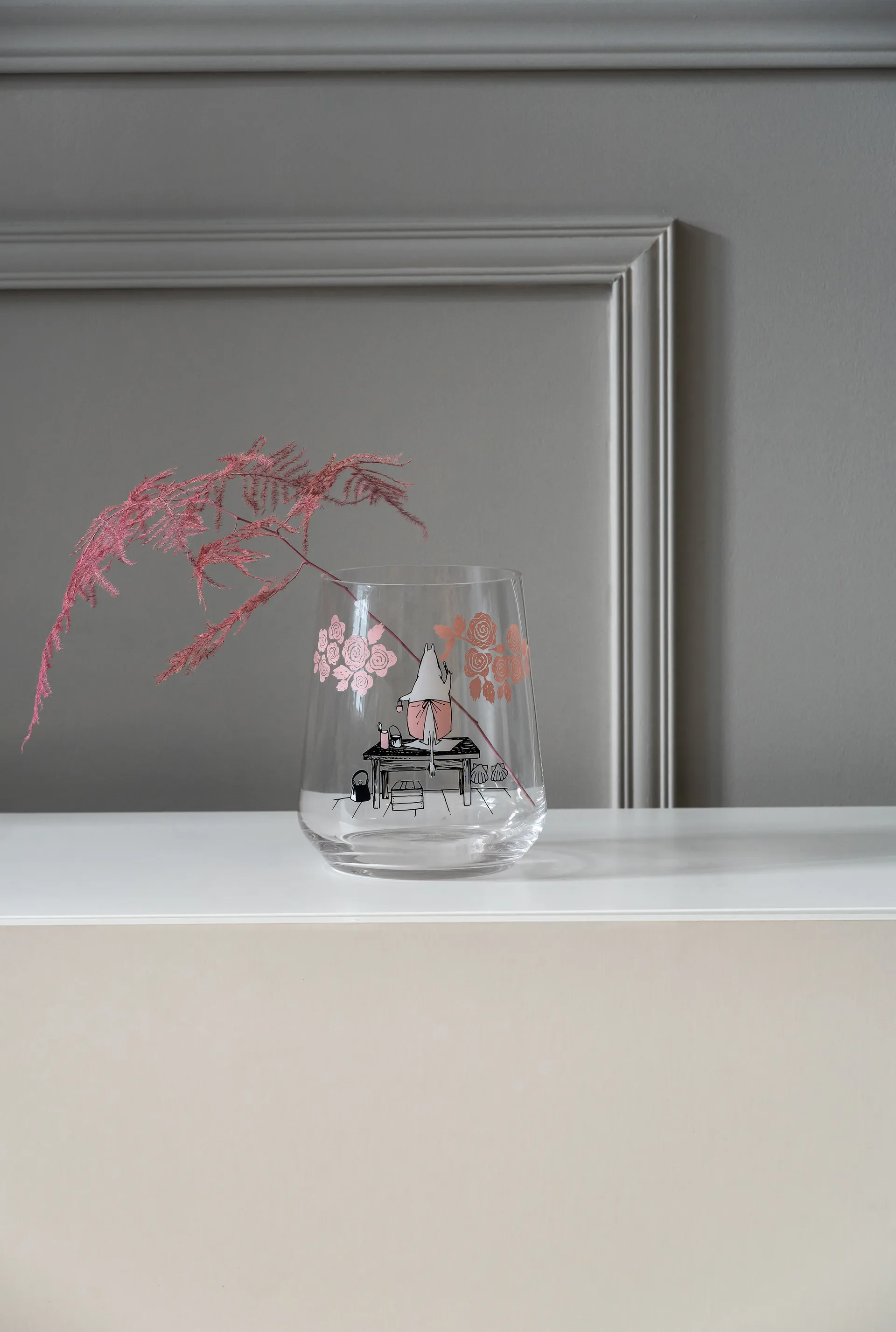 ムーミン オリジナル ランタン/花瓶 17.5 cm, Roses Muurla | ムールラ