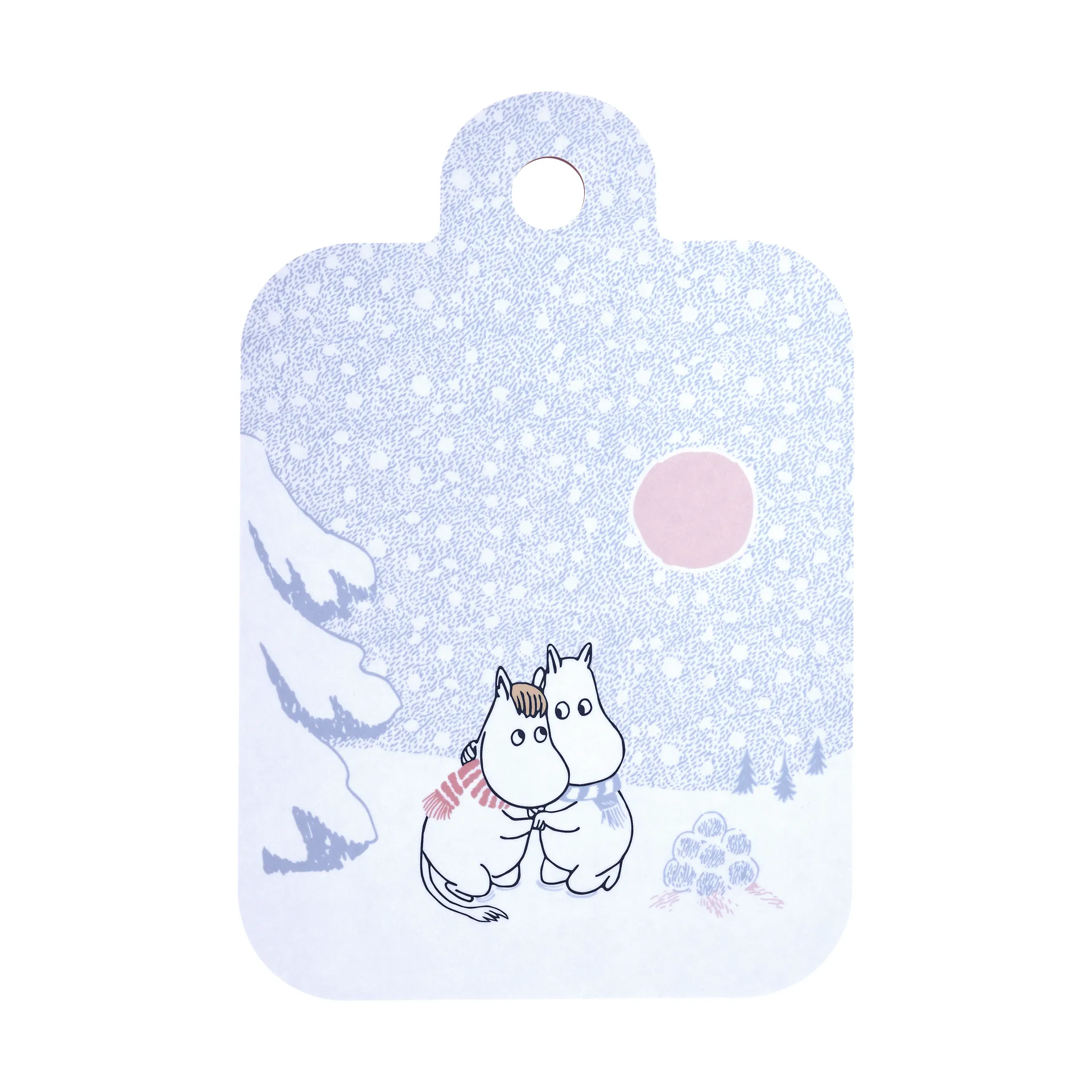 ムーミン カッティングボード 21x31 cm, Let it snow Muurla | ムールラ