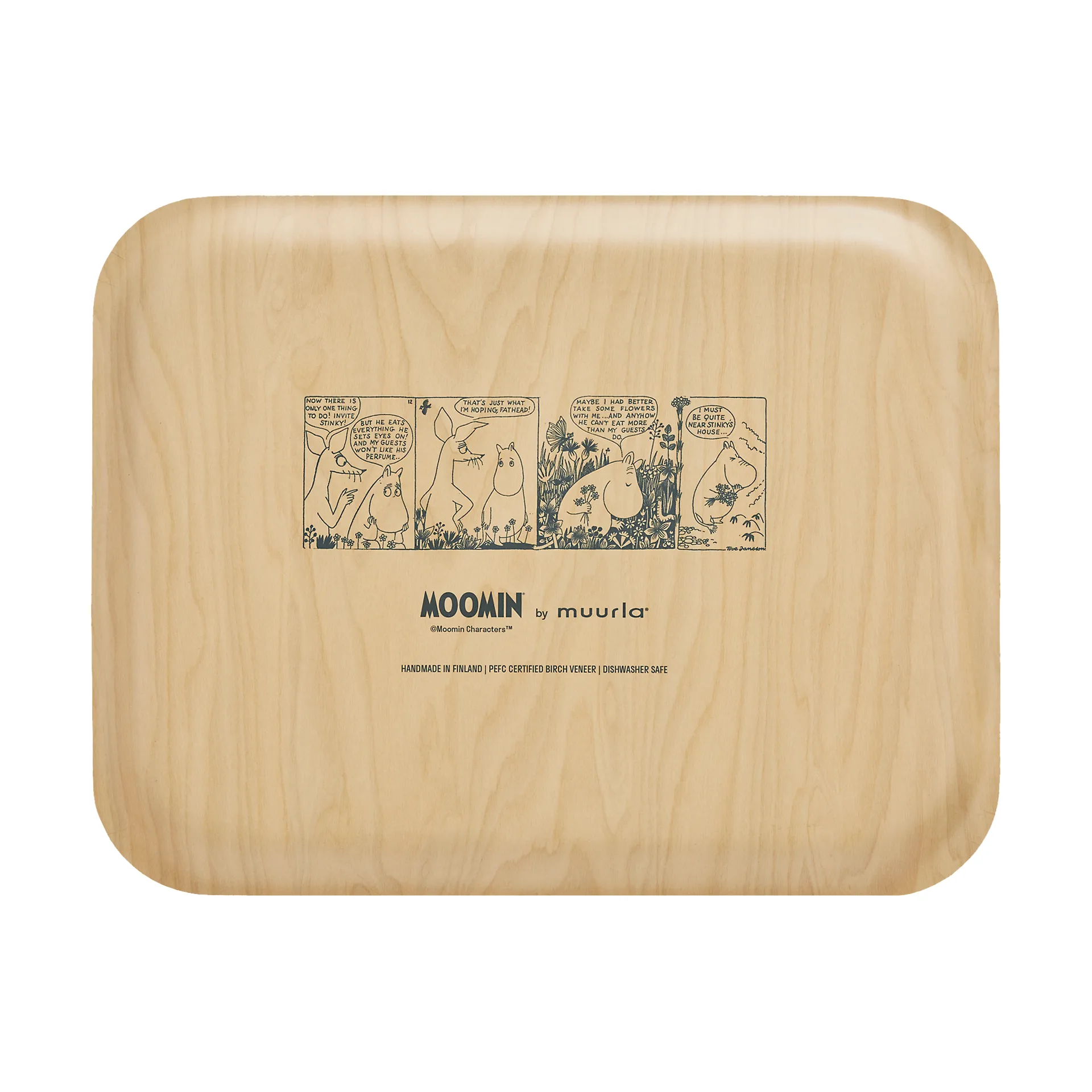 ムーミン トレイ 28x36 cm, Flower field Muurla | ムールラ