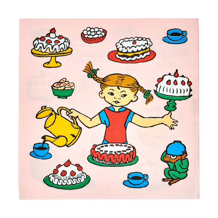 ピッピ ナプキン 33x33 cm 20枚入り - Birthday - Muurla | ムールラ