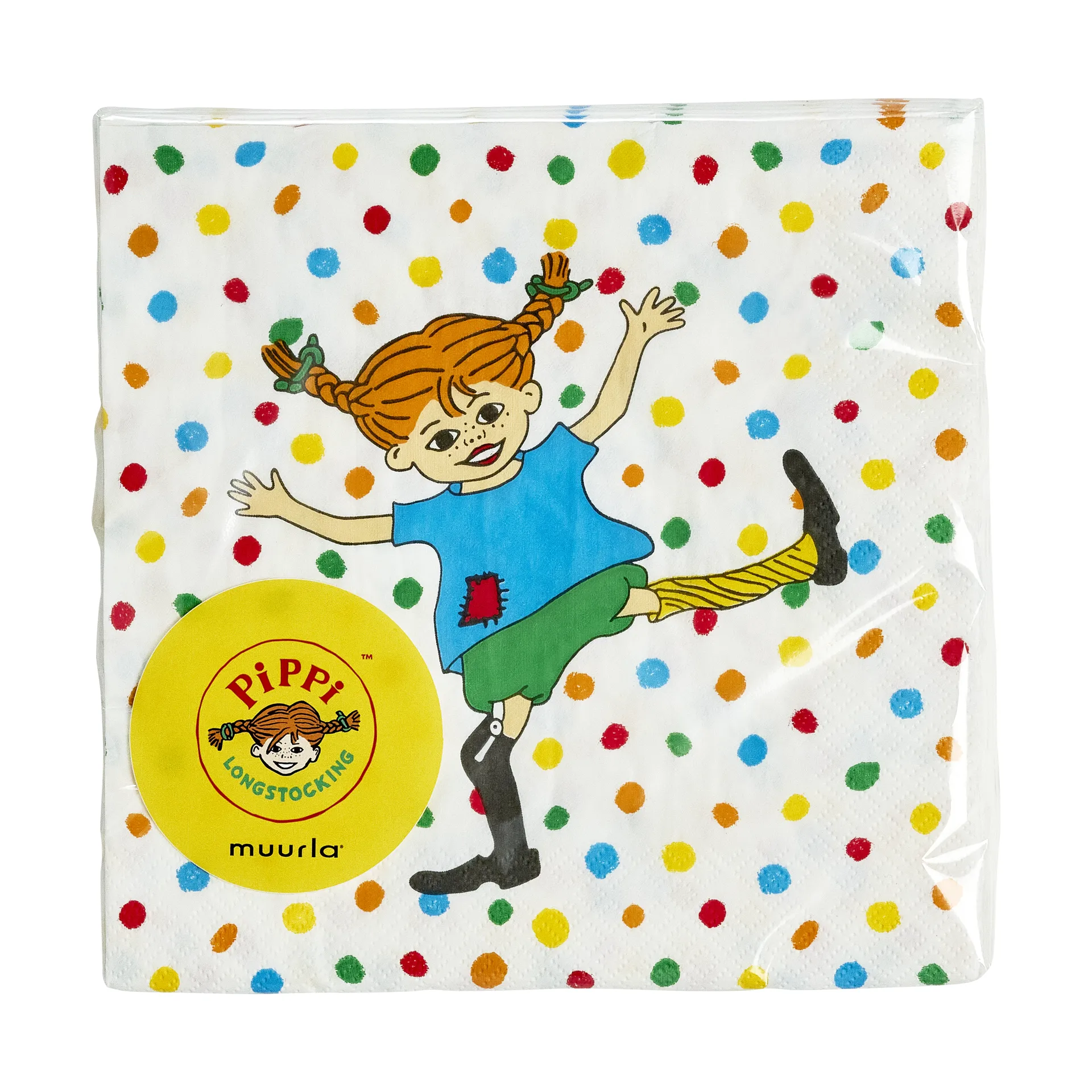 ピッピ ナプキン 33x33 cm 20枚入り, Jumping Jack Muurla | ムールラ