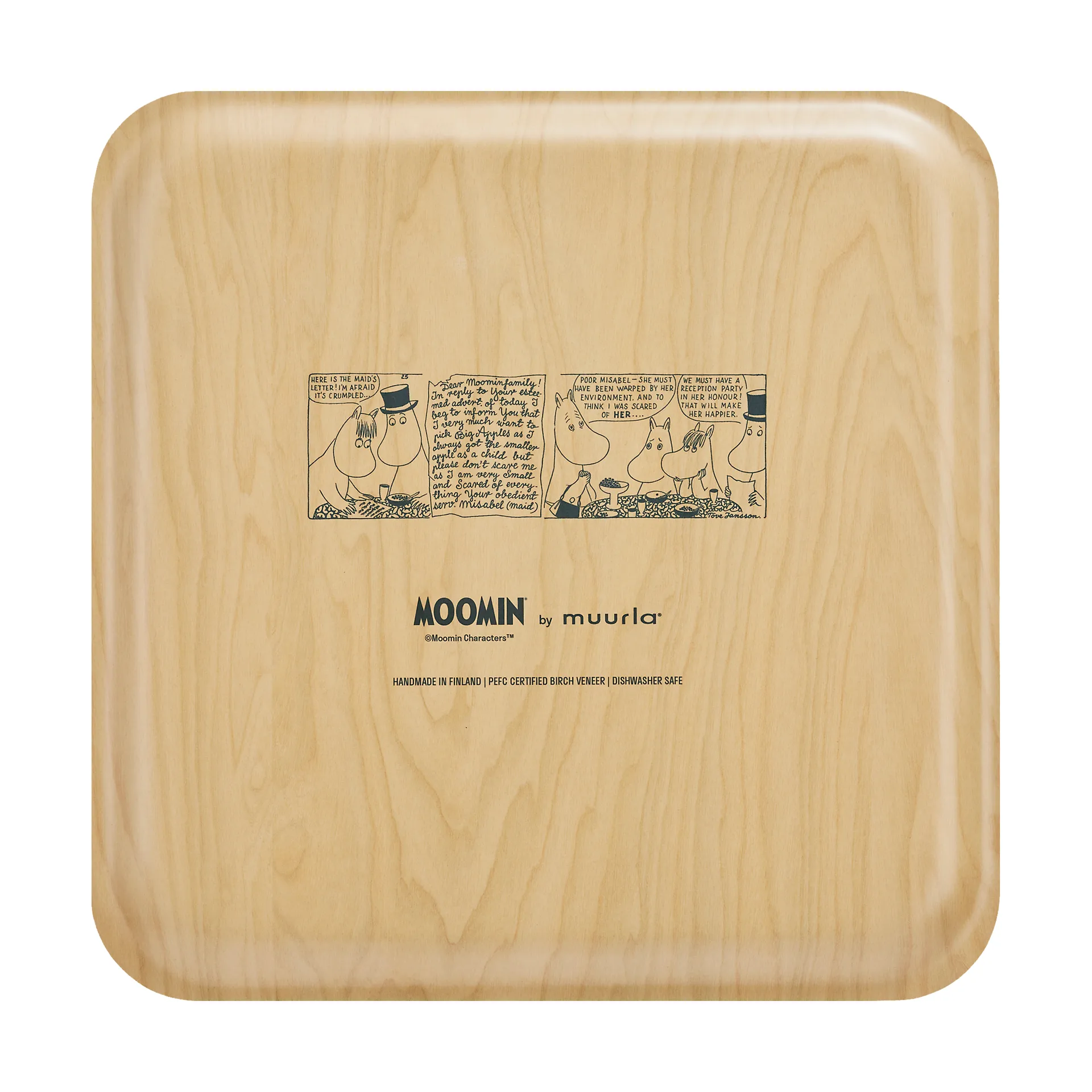 ムーミン トレイ 33x33 cm, Coffee time Muurla | ムールラ