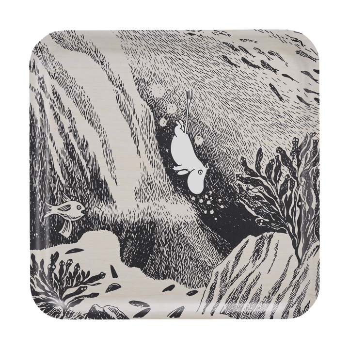 ムーミン トレイ 33x33 cm - The dive - Muurla | ムールラ