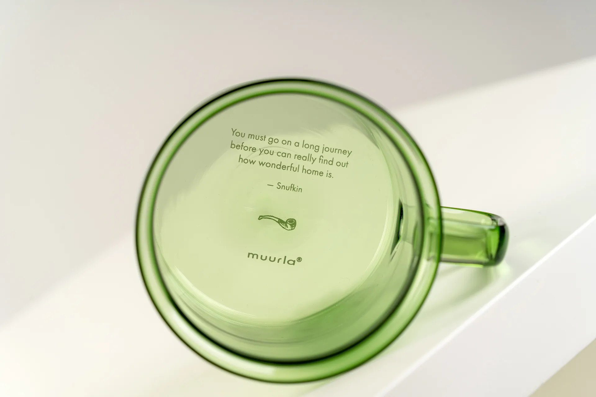 スナフキン ガラスマグ 35 cl, Green Muurla | ムールラ