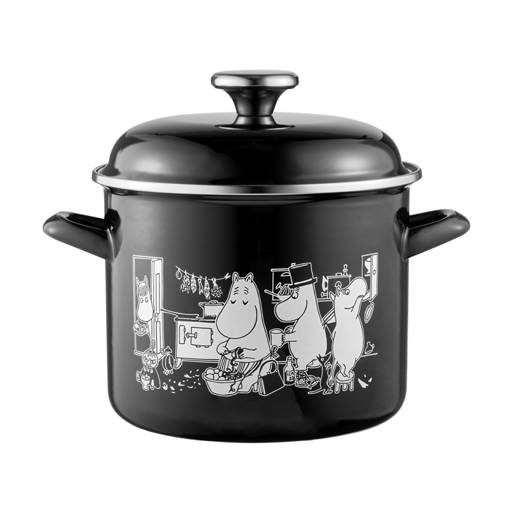 ムーミン エナメル鍋 ハイ蓋つき3.5 L - The Kitchen - Muurla | ムールラ