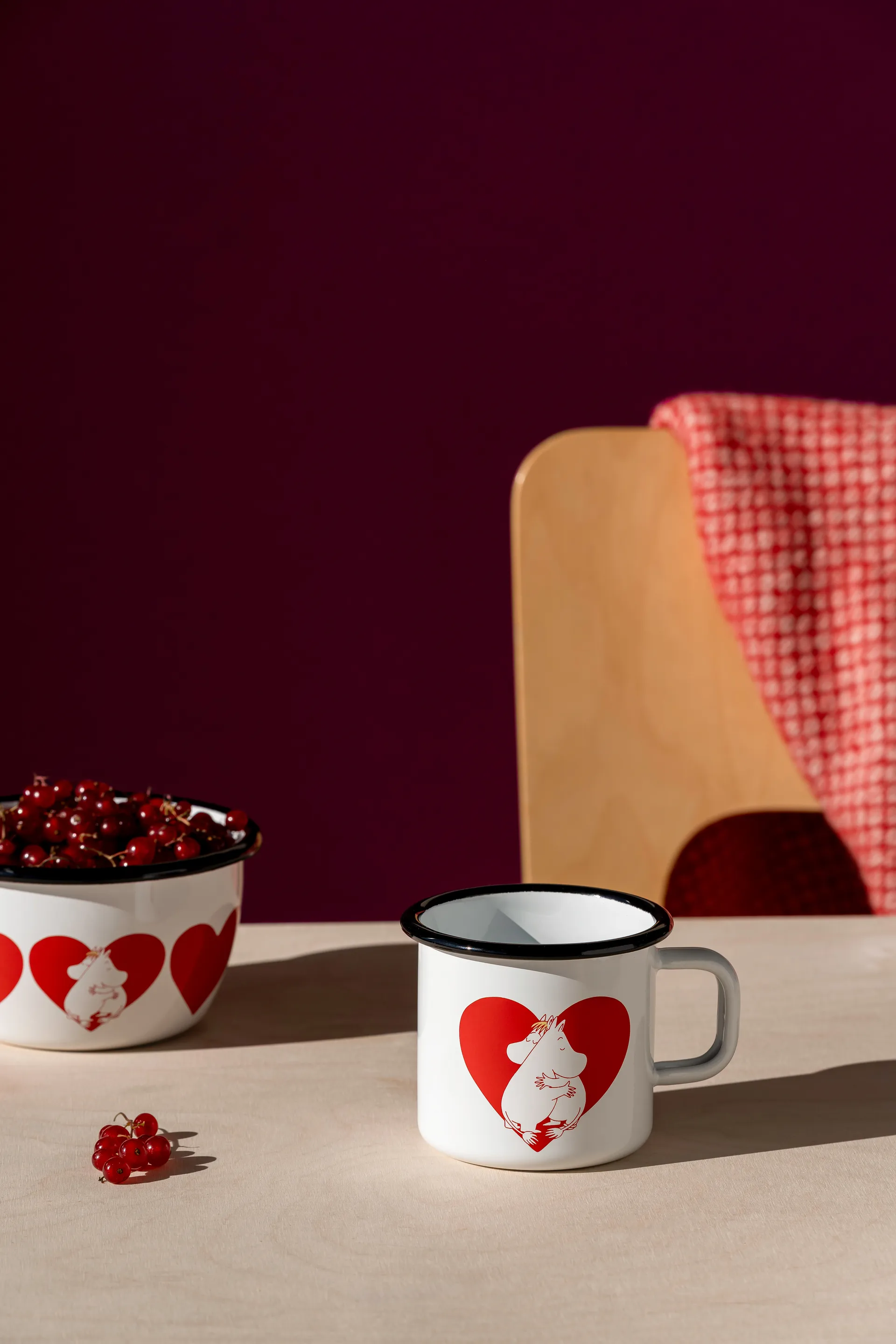 ムーミン エナメルマグ 37 cl, Heart Muurla | ムールラ