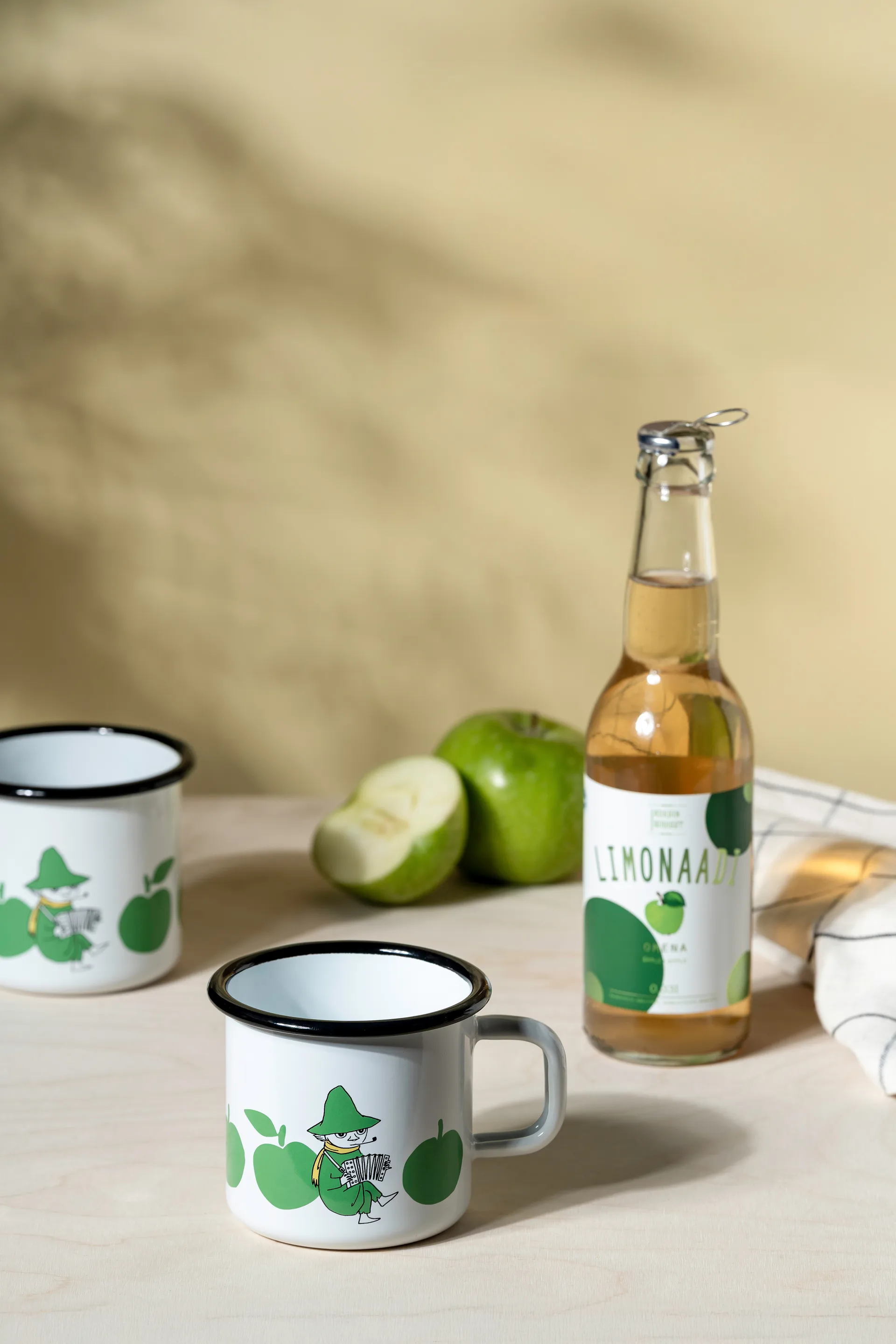 ムーミン エナメルマグ 37 cl, Joyfull Apples Muurla | ムールラ