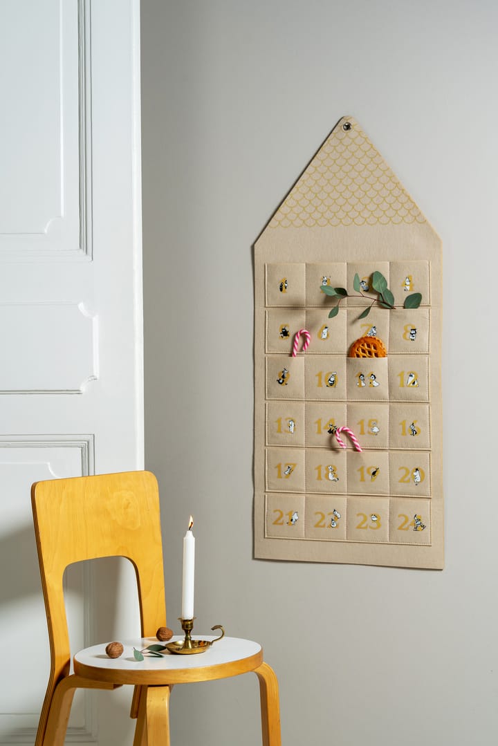 ムーミンハウス アドベントカレンダー 45x100 cm, Beige Muurla | ムールラ