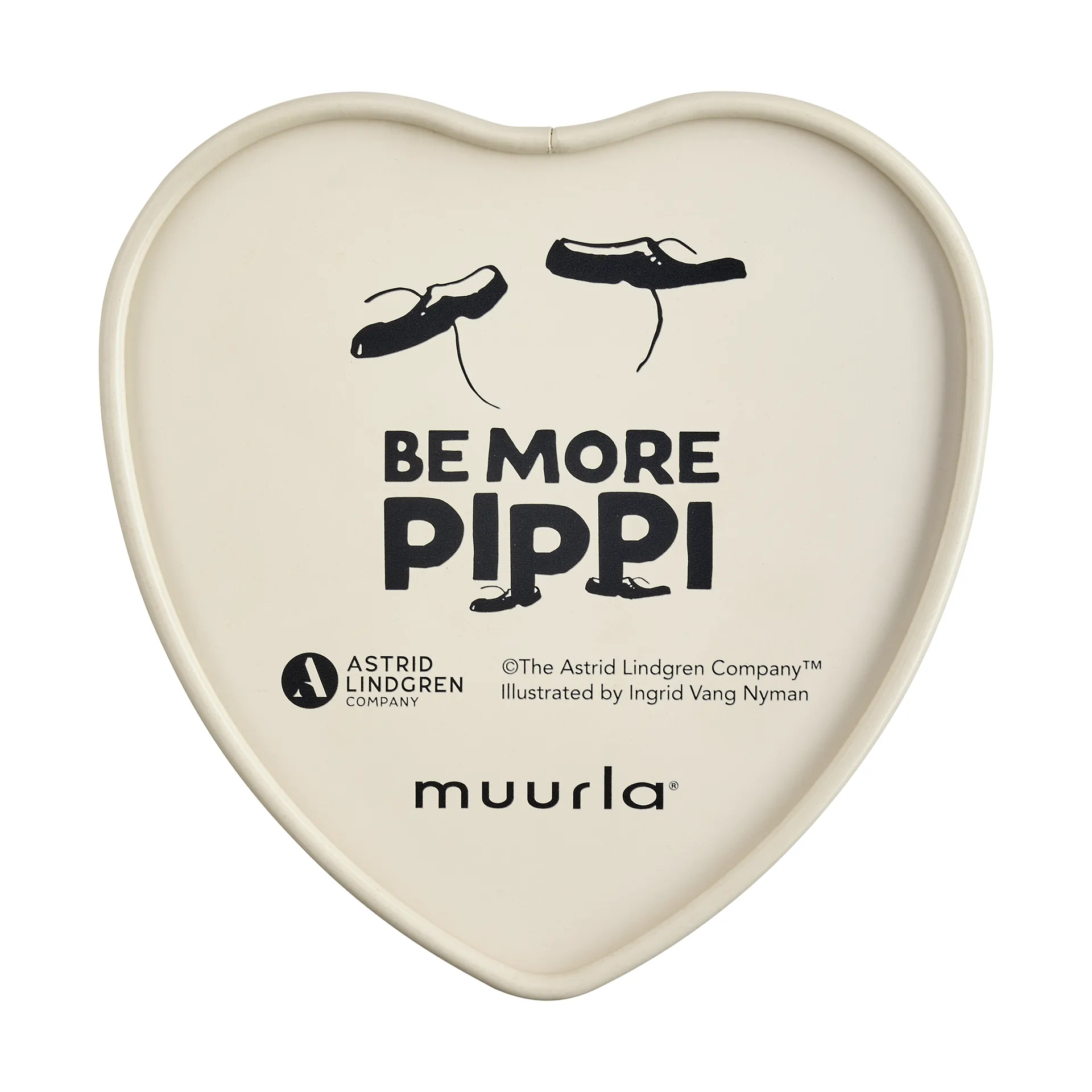 ピッピ ハート型缶 4x10 cm, Be More Pippi Muurla | ムールラ
