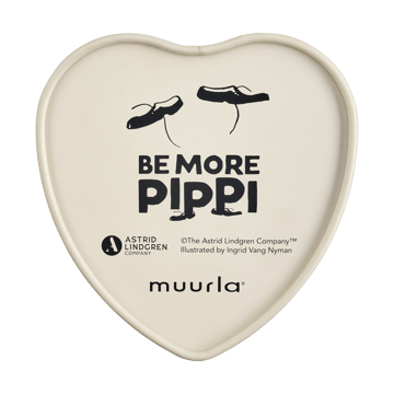 ピッピ ハート型缶 4x10 cm - Be More Pippi - Muurla | ムールラ