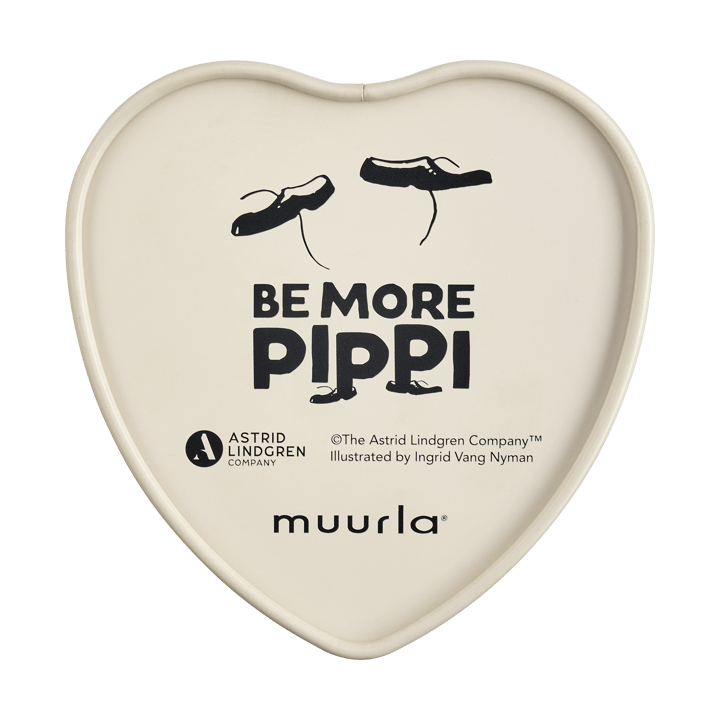 ピッピ ハート型缶 4x10 cm, Be More Pippi Muurla | ムールラ