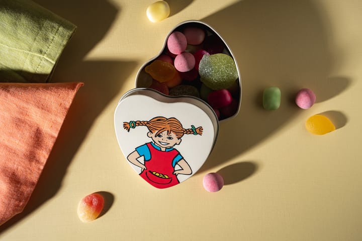ピッピ ハート型缶 4x10 cm, Be More Pippi Muurla | ムールラ