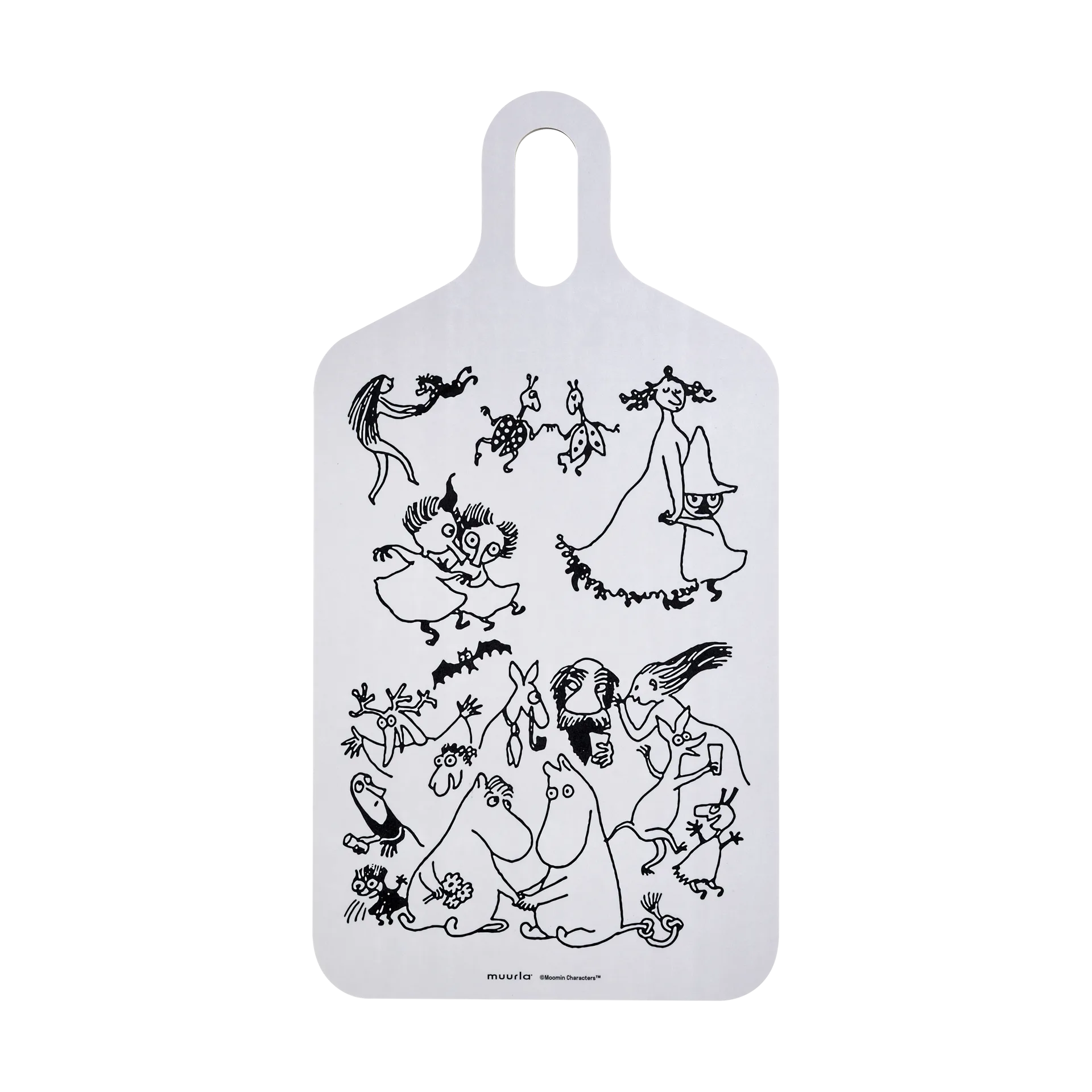 ムーミン 80 カッティングボード 23x44 cm, White Muurla | ムールラ