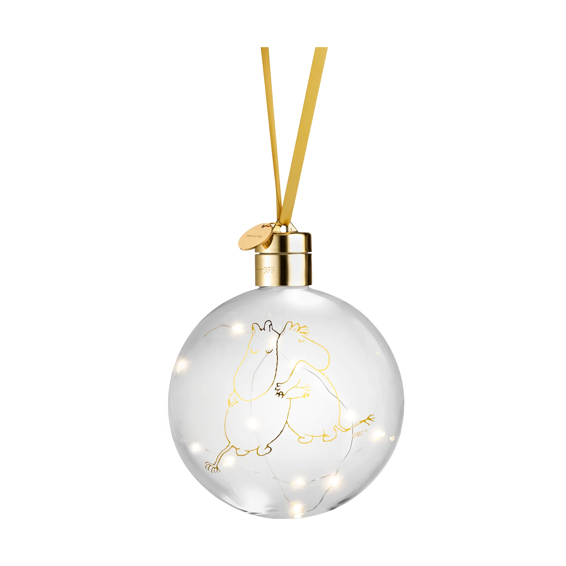 ムーミン 80 クリスマスオーナメント LEDライト Ø11 cm, Clear Muurla | ムールラ