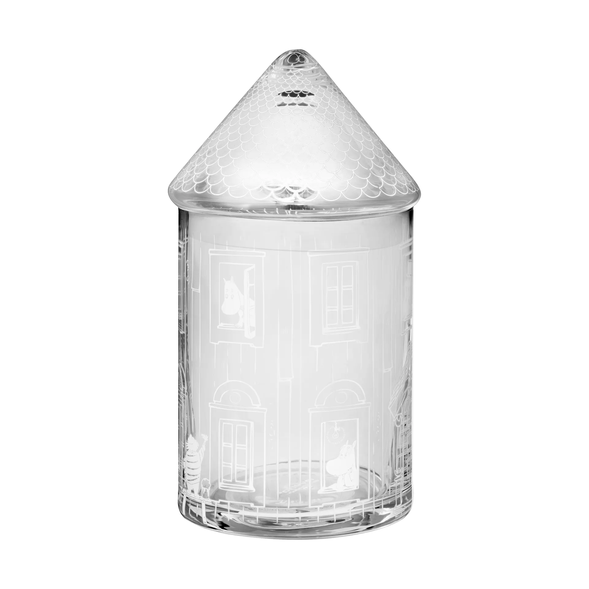 ムーミン ガラスジャー Ø9x18.5 cm, Moominhouse Muurla | ムールラ