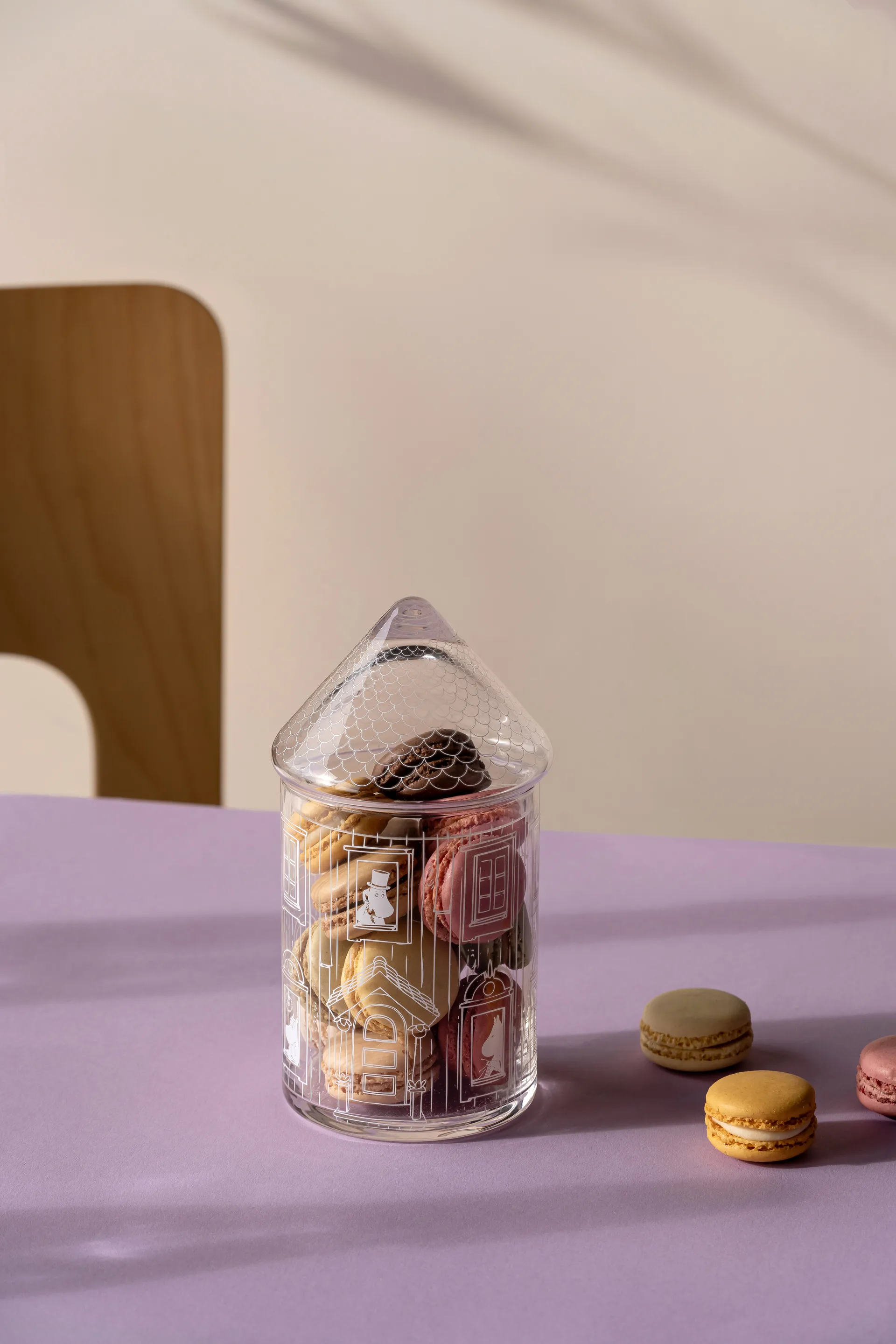 ムーミン ガラスジャー Ø9x18.5 cm, Moominhouse Muurla | ムールラ