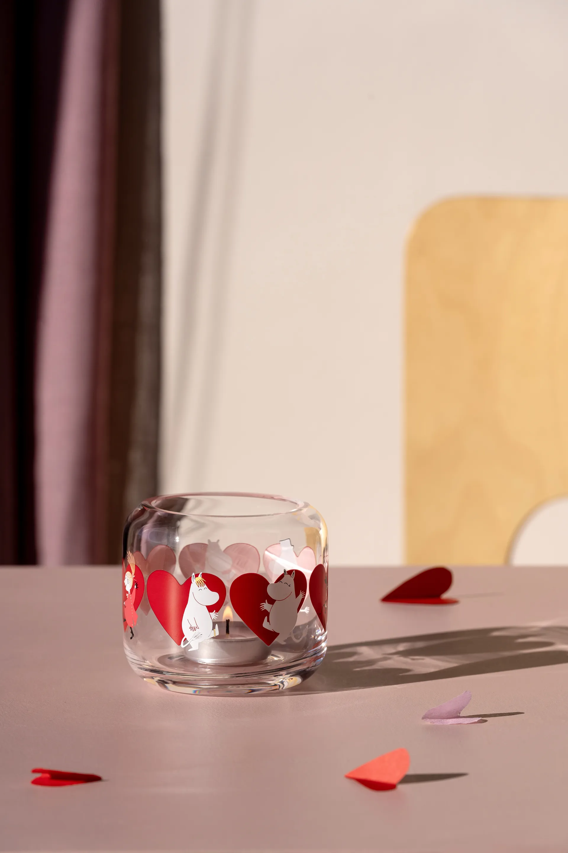 ムーミン ティーライトホルダー Ø9x8 cm, Heart Muurla | ムールラ