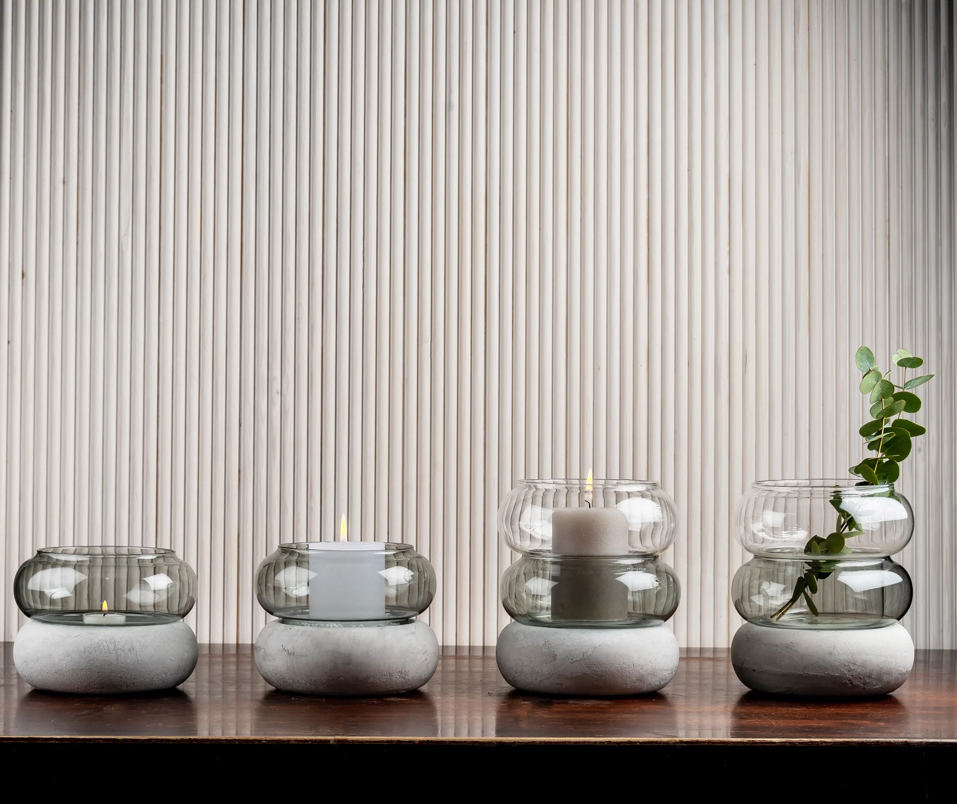 Bagel 花瓶/ランタン 22 cm, grey Muurla | ムールラ