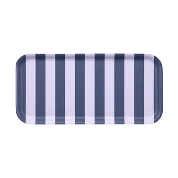 Checks & Stripes トレイ 13x27 cm - Lilac-blue - Muurla | ムールラ