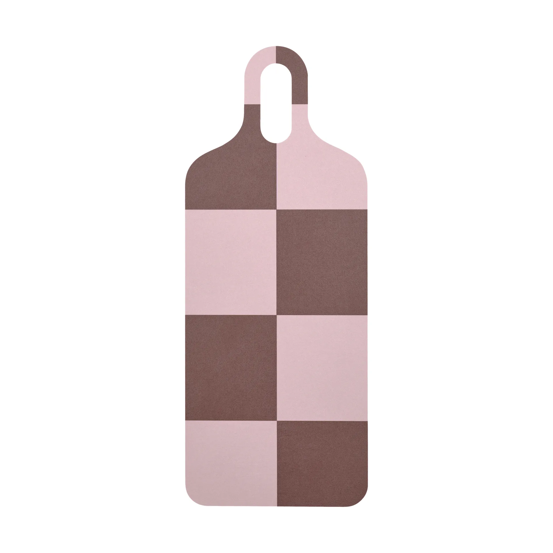 Checks & Stripes トレイ 13x33 cm, Brown-pink-green Muurla | ムールラ