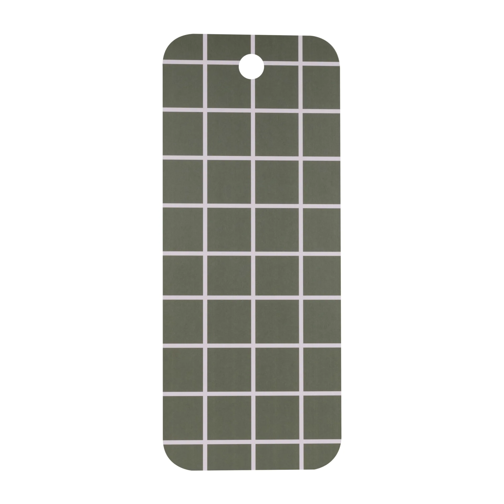 Checks & Stripes トレイ 18x44 cm, Green-beige Muurla | ムールラ