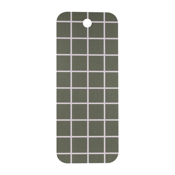 Checks & Stripes トレイ 18x44 cm, Green-beige Muurla | ムールラ