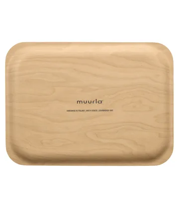Checks & Stripes トレイ 20x27 cm - Brown-pink - Muurla | ムールラ