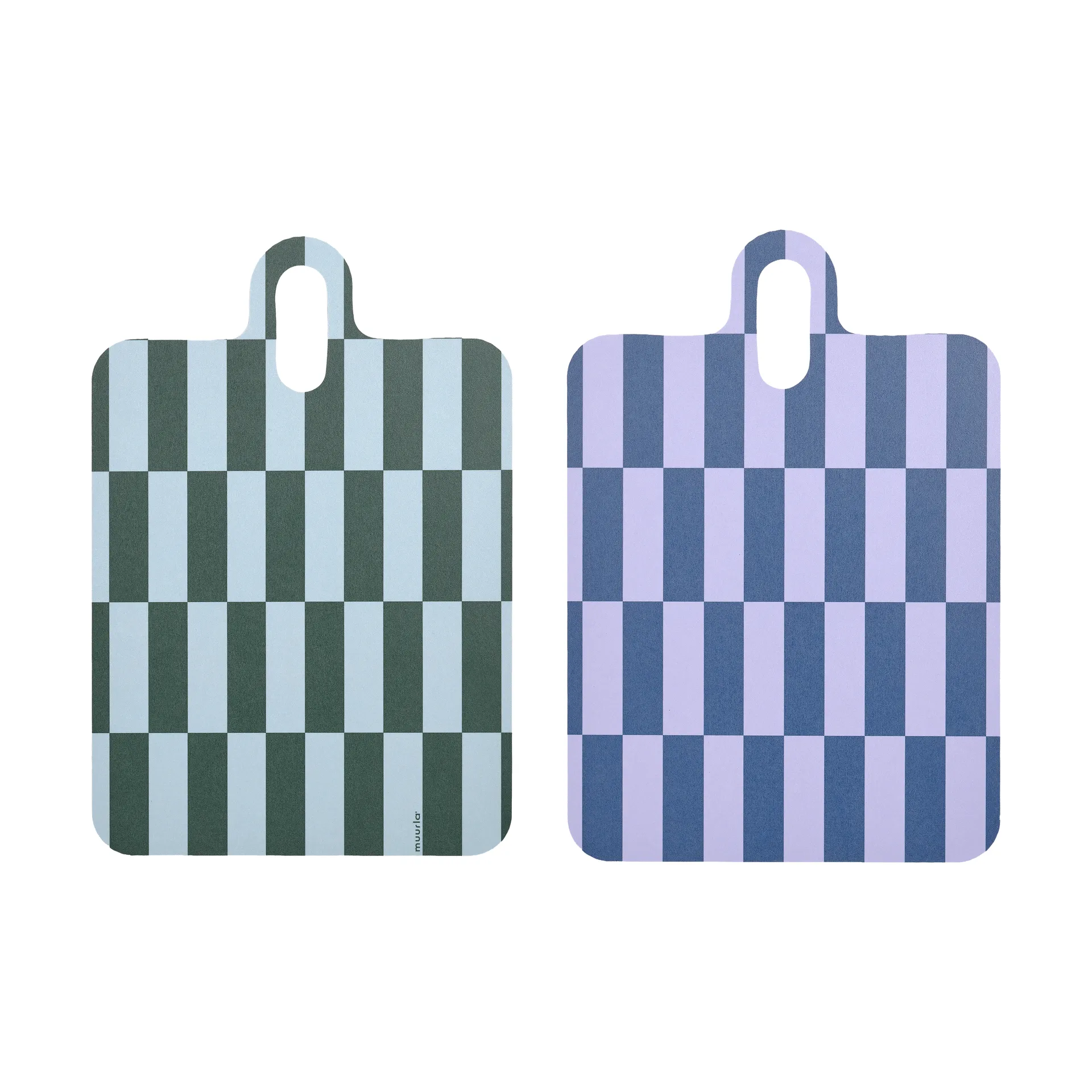 Checks & Stripes トレイ 21x31 cm, Lilac-blue-green Muurla | ムールラ