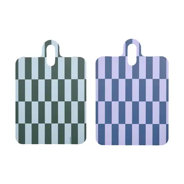 Checks & Stripes トレイ 21x31 cm - Lilac-blue-green - Muurla | ムールラ