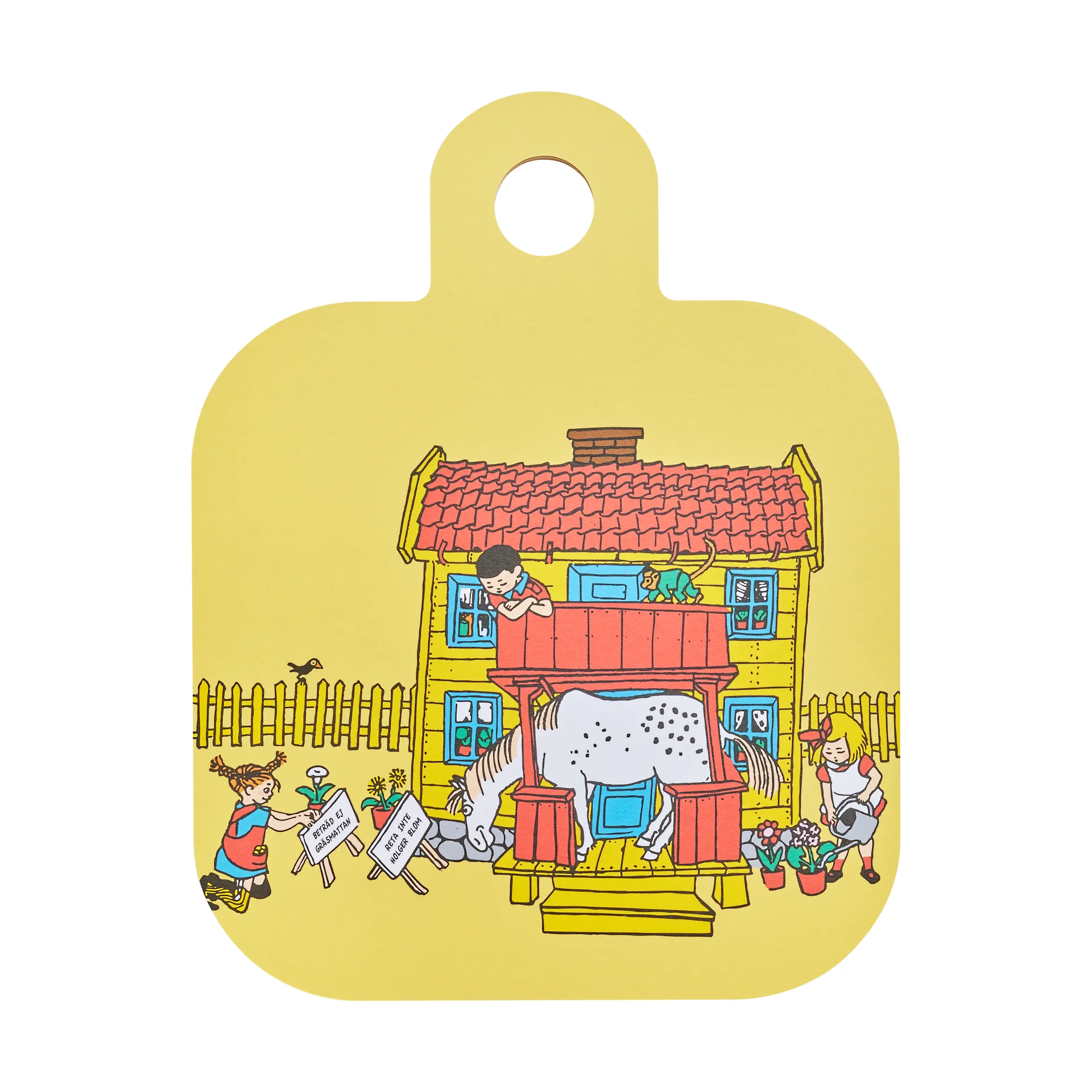 ピッピ Chop & Serve カッティングボード 25x32 cm, Villa Villekulla Muurla | ムールラ