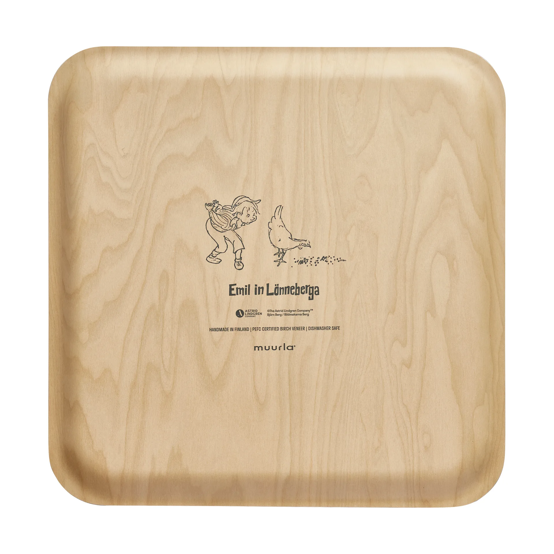 Emil トレー 33x33 cm, Cluck Cluck Muurla | ムールラ