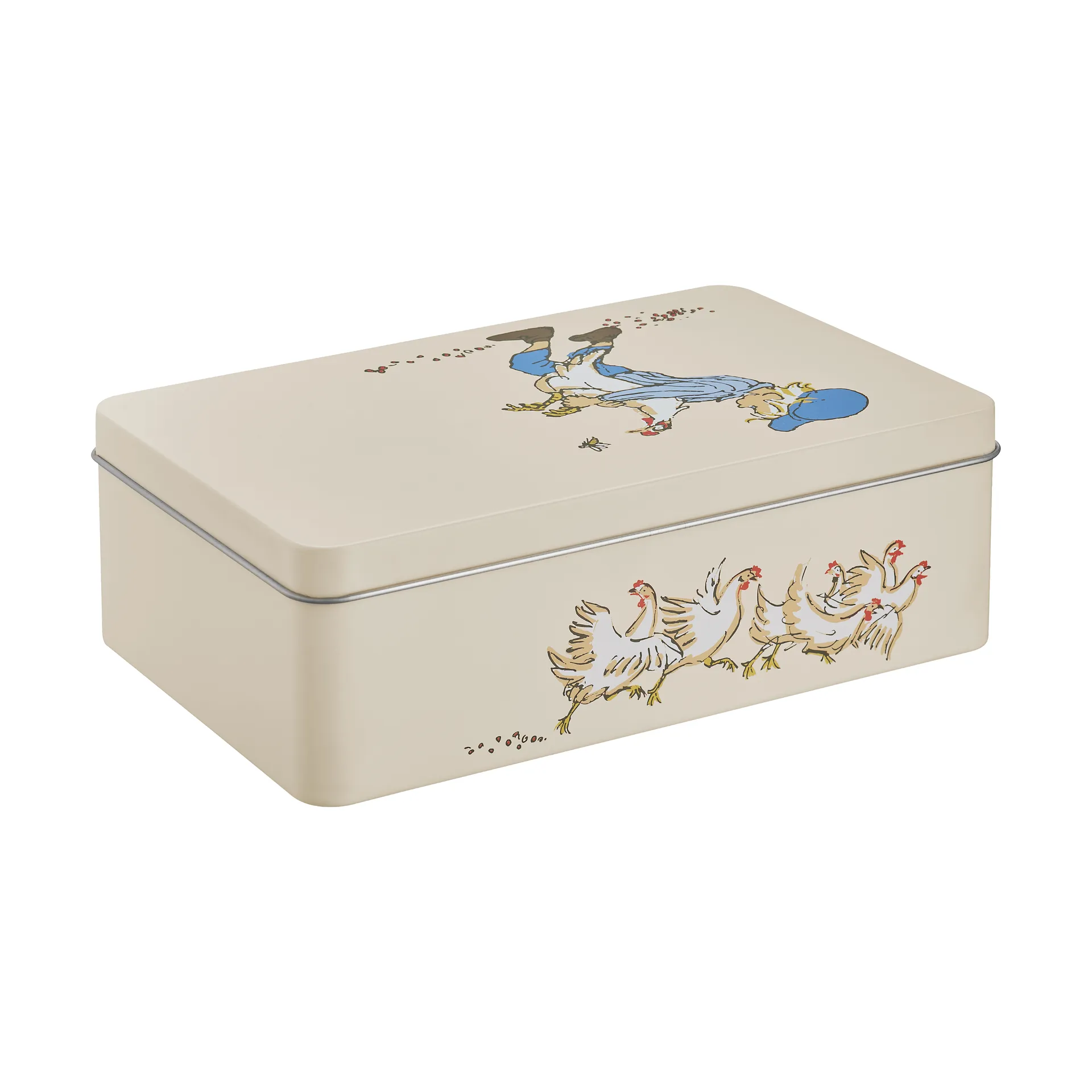 Emil Tin キャニスター 18x12x6 cm, Cluck Cluck Muurla | ムールラ