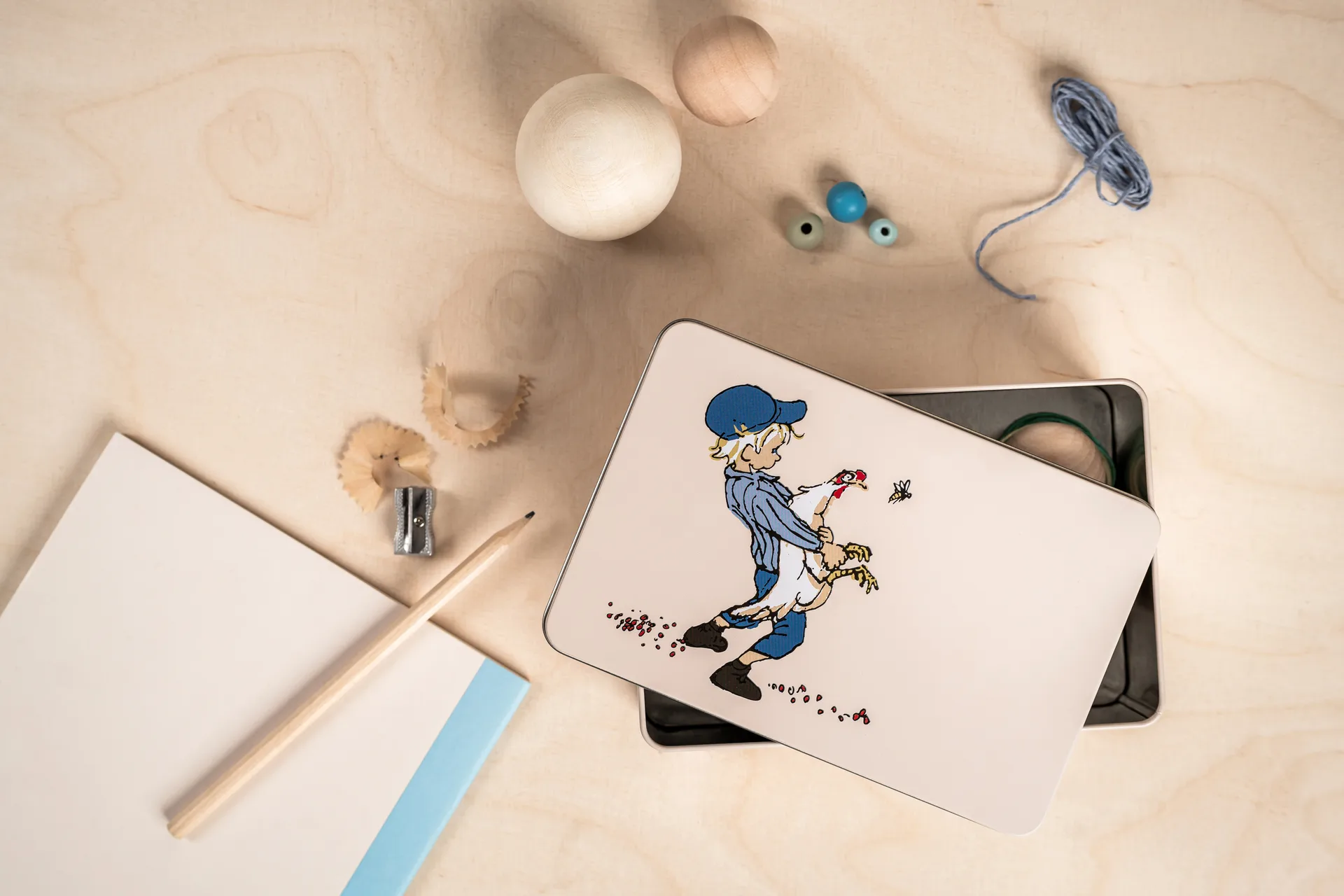 Emil Tin キャニスター 18x12x6 cm, Cluck Cluck Muurla | ムールラ