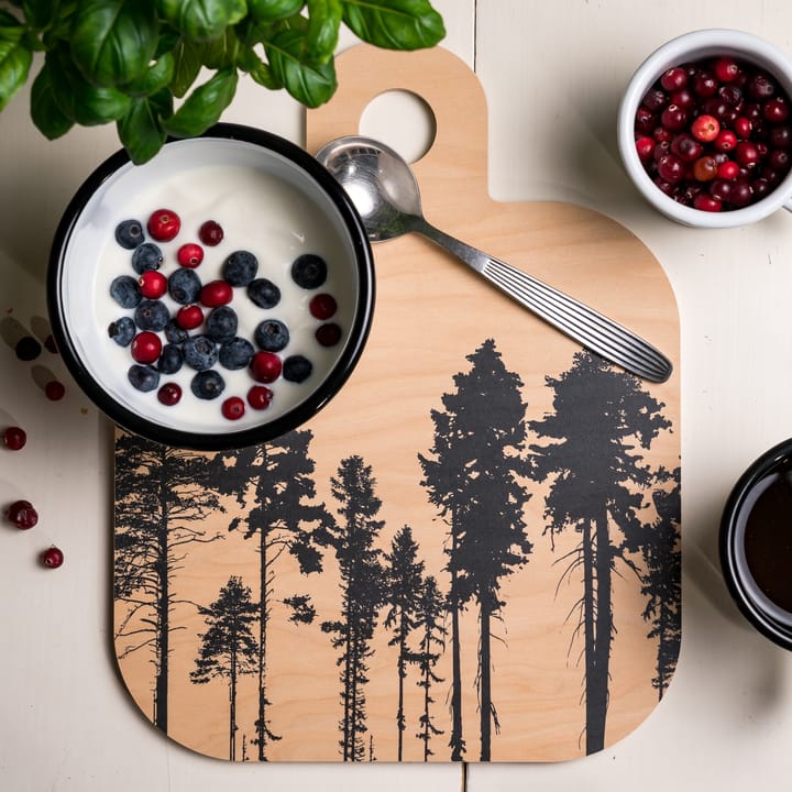 Forest カッティングボード 25x32 cm, Natural-black Muurla | ムールラ