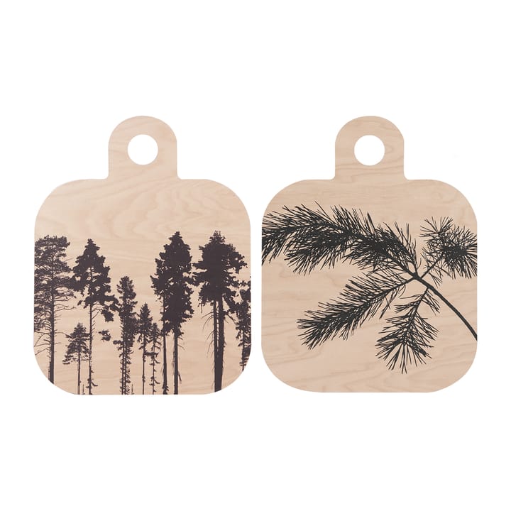 Forest カッティングボード 25x32 cm - Natural-black - Muurla | ムールラ