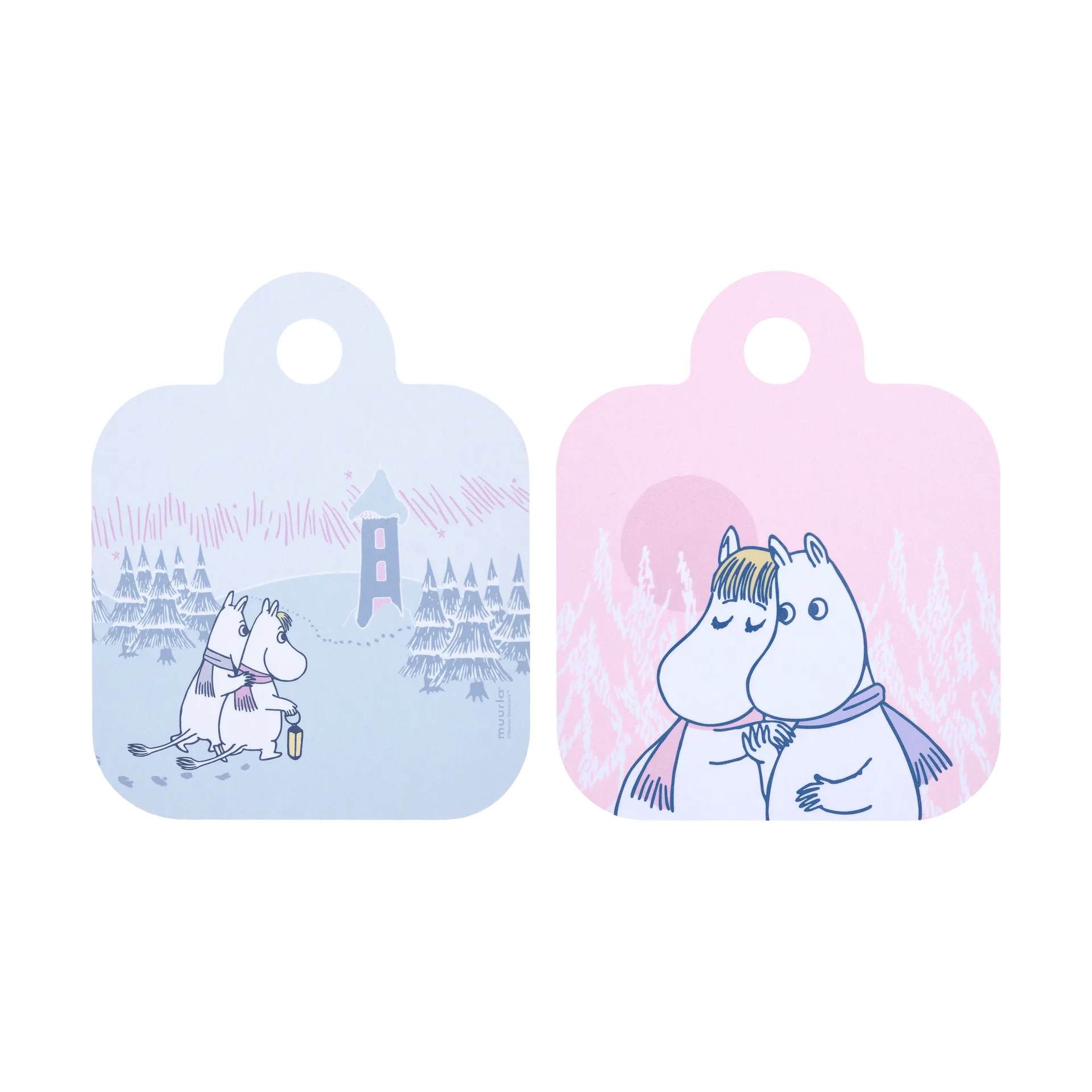 Frosty Day Mumin Chop & Serve トレイ, 20x25 cm Muurla | ムールラ
