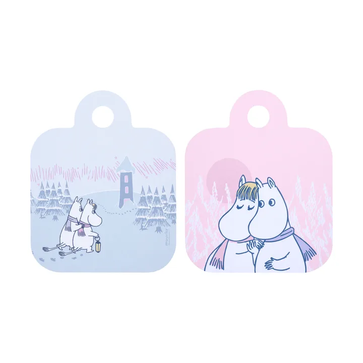 Frosty Day Mumin Chop & Serve トレイ - 20x25 cm - Muurla | ムールラ