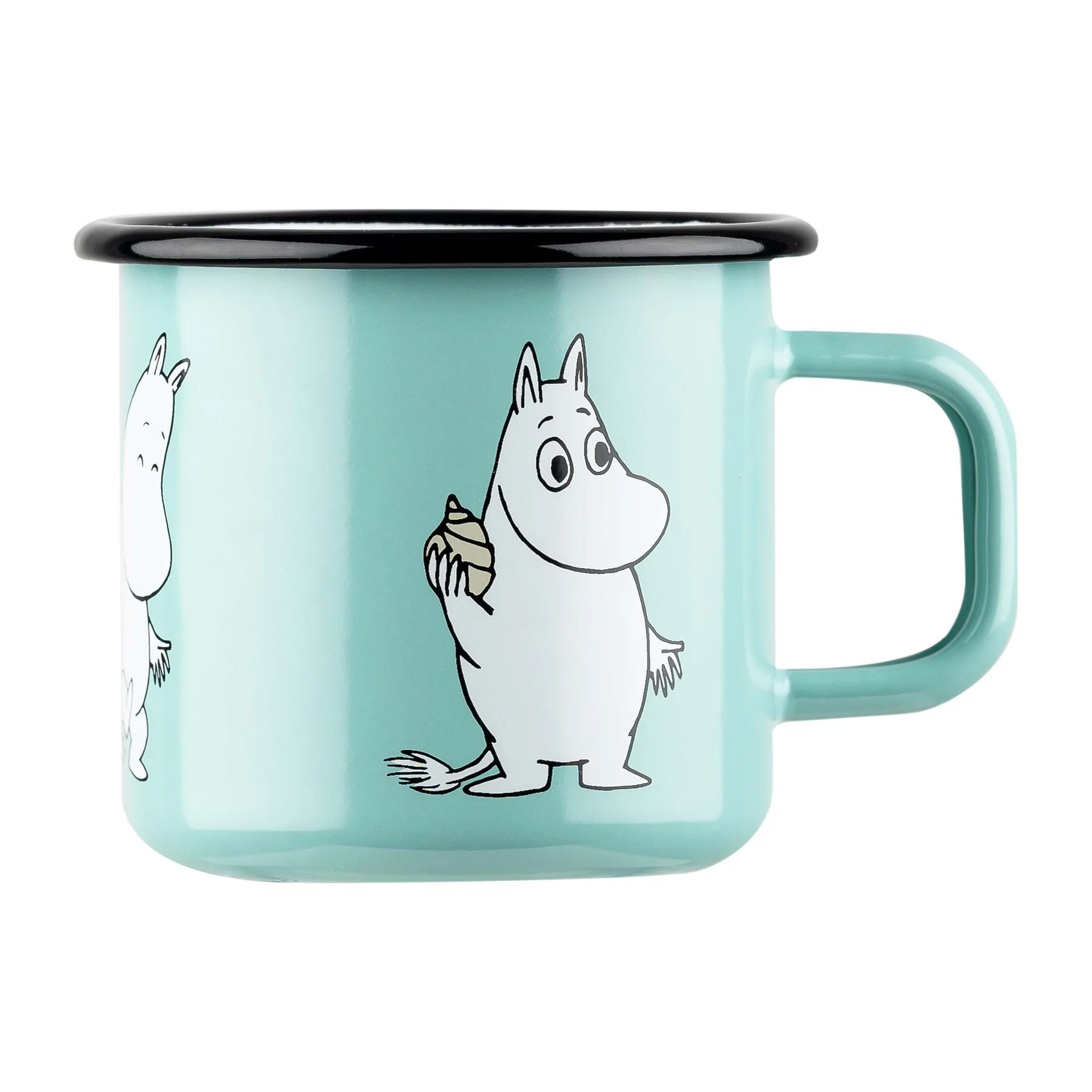 Moomin Retro エナメルマグ 37 cl, Mint Muurla | ムールラ