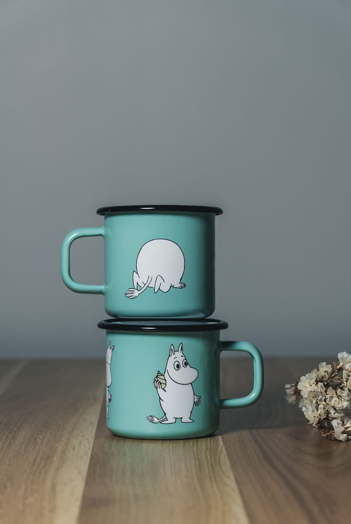 Moomin Retro エナメルマグ 37 cl, Mint Muurla | ムールラ