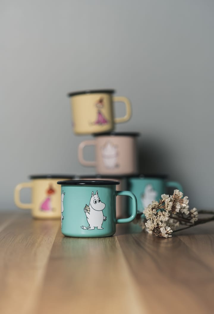Moomin Retro エナメルマグ 37 cl, Mint Muurla | ムールラ